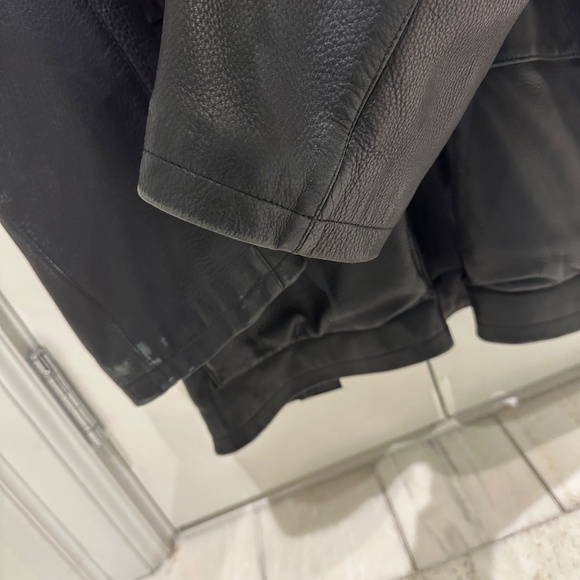 Loro Piana Men's Leather/Cashmere Coat - Picture 9 of 15